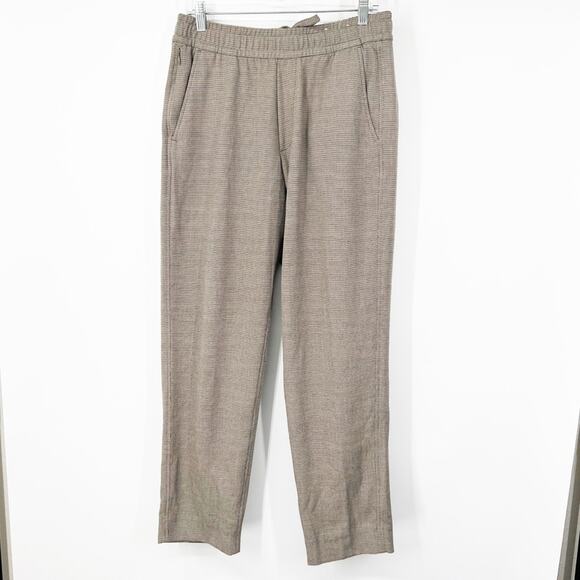 Abercrombie & Fitch Loose Houndstooth High Rise Pull-On Pants LONG - Picture 1 of 7